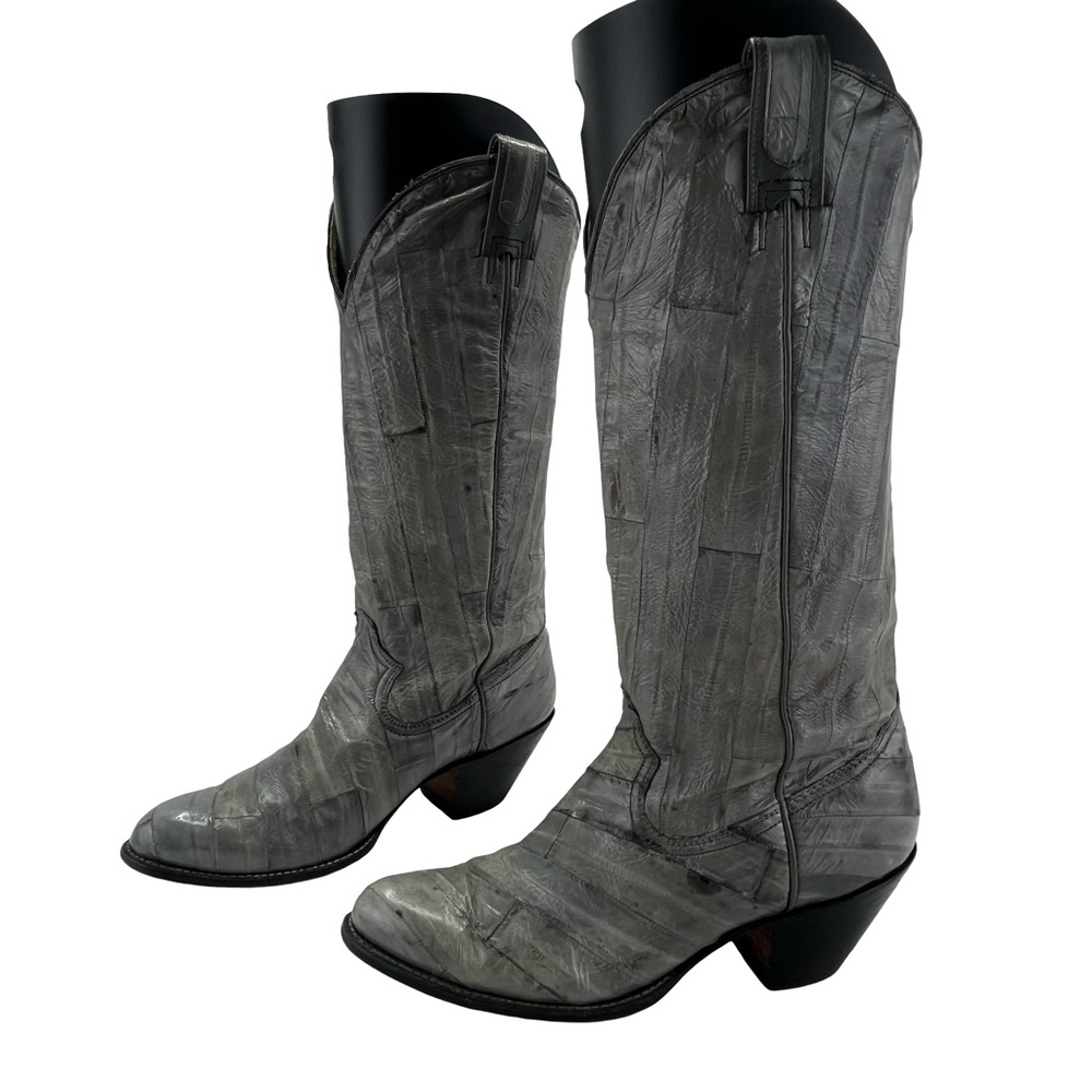 Montana West Gray Heeled Boots